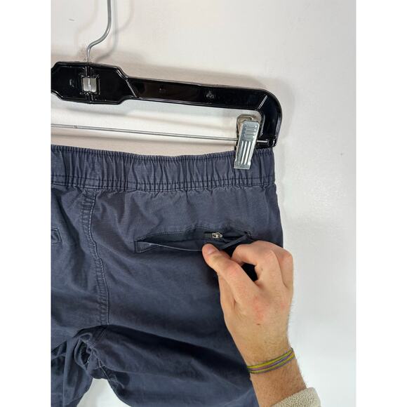 BYLT Ripstop Cargo Pant Navy Blue Size Medium x 28 Inches Elastic Waist - Picture 13 of 14